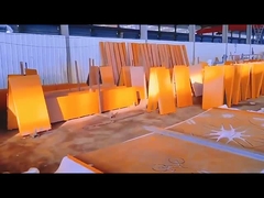 placa de acero del impermeable