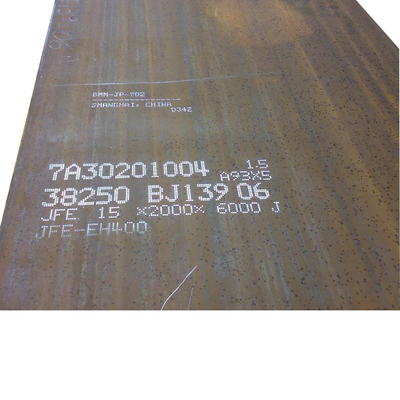 Placa de acero resistente al desgaste Nm400 16 mm Nm360 nm450 nm500 ASTM AISI