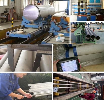 Tubo inoxidable 304 de la tubería de acero 310 201 316 laminados en caliente en frío
