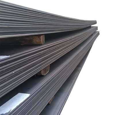 Superficie 12m m negra laminada en caliente de la placa de acero de la construcción naval 6m m 8m m 9m m