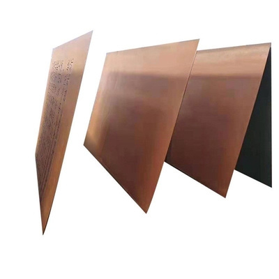 Impermeable suave laminado en caliente de la placa de acero Q235NH Q355NH de Corten A