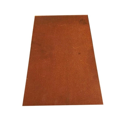 Placa de acero suave laminada en caliente Corten del impermeable Un Q355NH 150m m